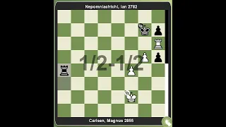 🌏2021 GAME 2 - Magnus Carlsen vs Ian Nepomniachtchi - World Chess Championship Match