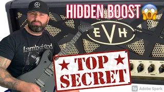 EVH 5150III EL34S SECRET HIDDEN BOOST CONTROL FOR RED CHANNEL