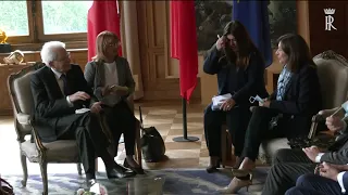 Mattarella incontra il Sindaco di Parigi Sig ra Anne Hidalgo