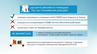 Місцеві бюджети громад 2023 рік: планування доходів