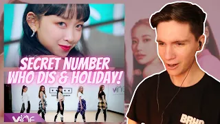 DANCER REACTS TO SECRET NUMBER | "Who Dis" & "Holiday" MV and Dance Practices!