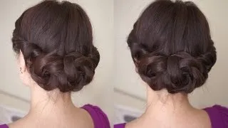 Spring Braided Flower Hair Tutorial