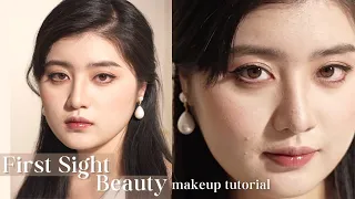 The First Sight Beauty Makeup | Everyday Natural Makeup Tutorial | 4K HD Quality by 刘星锤锤