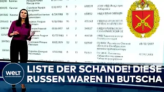 PUTINS KRIEG: Massaker in Butscha! Ukraine veröffentlicht Namensliste von russischen Soldaten