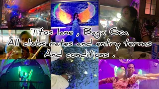 TITO'S LANE - 2023| GOA NIGHTLIFE | GOA VLOG | PUBS / CLUBS - ENTRY RATES | BAGA BEACH