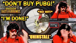 DrDisrespect UNINSTALLS PUBG in RAGE After Watching his Replay in Slow Motion!