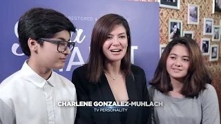 ABS-CBN Film Restoration: Charlene Gonzales & Kids Interview