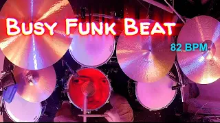 Busy Funk Rock Drumbeat @ 82 BPM