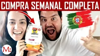 MERCADO em PORTUGAL: tem até suco de caju nessa compra semanal!  | Canal Maximizar