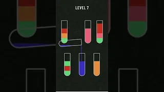 water sort puzzle - level 6 to 8