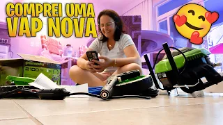 Comprei uma vap nova- LAVANDO A VARANDA DEPOIS DA BAGUNÇA DA REFORMA