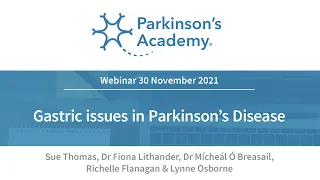 Gastric issues in Parkinson's Disease | Parkinson's Academy webinar