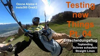 Testing new Things Pt.4 || Decision Time || Ozone Alpina 4 || Insta360 OneX2