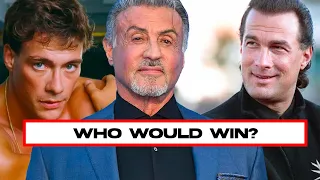 Steven Seagal Ran From Jean-Claude Van Damme Fight - Sylvester Stallone