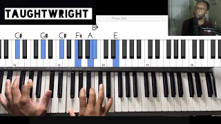 1-7-3-6 Piano Move in D  #TaughtWright