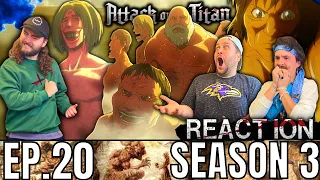 Attack On Titan REACTION!!!! | 3x20 | "THAT DAY" (I THINK WE BROKE SAM)