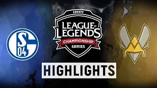 S04 vs. VIT - EU LCS Week 8 Day 1 Match Highlights (Summer 2018)