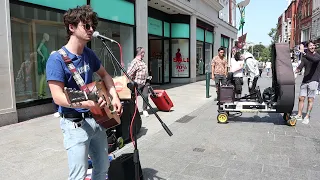 "Here Comes The Sun" on Grafton Street with Sam Clifford. (The Beatles) cover.