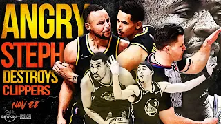 ANGRY Steph x Suffocating Warriors Improve To 18-2 With a W Over LAC 🔥🔥 | Nov 28, 2021 | FreeDawkins