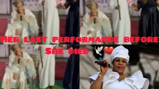 Mam’ Deborah Fraser’s last performance before she died 🕊🪦💔