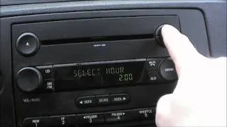 Ford Focus Time / clock setting