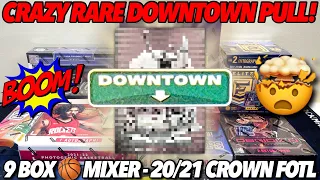 INSANE DOWNTOWN & NIKE SWOOSH PULLS! 🤯🔥 9 Box Basketball Mixer - 20/21 Crown FOTL & 21/22 One & One