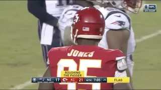 Tom Bradys Roughing the Passer Penalty - Chiefs vs Patriots