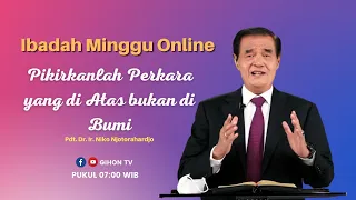 PDT. DR. IR. NIKO NJOTORAHARDJO | IBADAH MINGGU ONLINE, 19 SEPTEMBER 2021