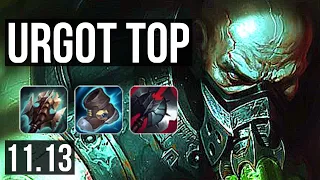 URGOT vs IRELIA (TOP) | 5/0/2, Rank 7 Urgot, 800+ games | NA Challenger | v11.13