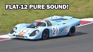 Porsche 917K Amazing Flat-12 Sound!