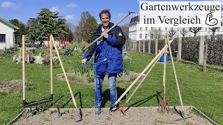 Die wichtigsten Werkzeuge zur Boden&Beetbearbeitung 💪 Grabegabel, Gartenkralle & Pendelhacke im Test