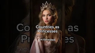 Ai Draws Countries as Princesses! #ai #aiart #midjourney #country #princess #beautiful