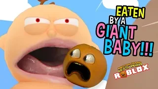 EATEN BY A GIANT BABY!!! | Escape the NEW Daycare Obby!