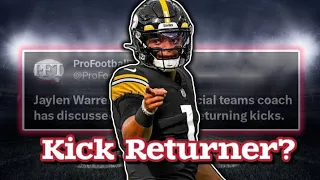 Atlanta Falcons Fan Reaction to Steelers DISCUSS using Justin Fields as Kick Returner?