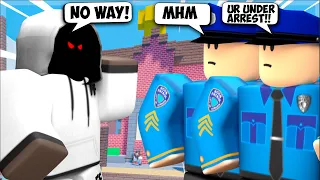 TOXIC HATER Calls The COPS, So I Did This.. (Roblox Bedwars)