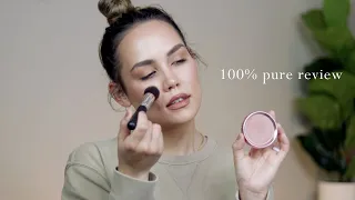 in-depth review of 100% pure + demo | alexa blake