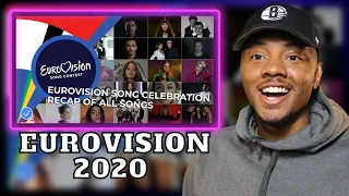 AMERICAN REACTS To Eurovision Song Celebration 2020 - All 41 songs