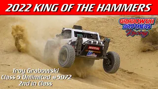 2nd in Class 5 Unlimited - 2022 King of the Hammers - Grabowski Brothers Racing