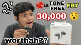 LG tone free unboxing and review in tamil | HBS-FN7 review in tamil | premium tws | views of vj