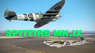Spitfire MK.IX taking down a BF 109 | IL 2 Sturmovik