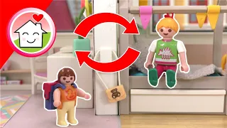 Playmobil Familie Hauser - Zimmertausch - Geschichte mit Anna und Lena