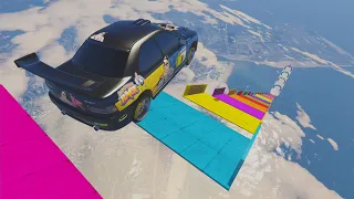 MIS MEJORES JUGADAS EN UNA MEGA RAMPA IMPOSIBLE! INCREIBLE! - GTA V ONLINE