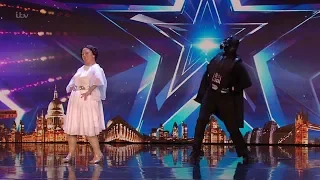 Britains Got Talent 2020 Audrey and Antony Star Wars Dance Revue Full Audition S14E04