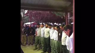 Singing Samoan firefighters