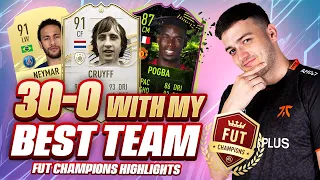 EASY 30-0 ON FUT CHAMPS W/ MY GOD SQUAD!! FIFA 21 WEEKEND LEAGUE HIGHLIGHTS