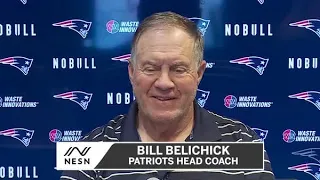 Bill Belichick Cracks Smile When Asked About Tom Brady Return Sunday