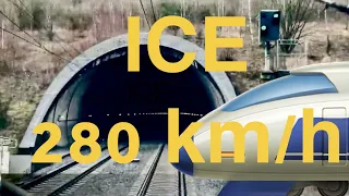 280km/h Highspeed Führerstandsmitfahrt Hannover - München BR401