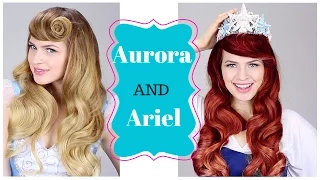 Disney's Ariel AND Aurora Hair tutorial