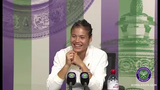 Emma Raducanu answers in Mandarin, Wimbledon Press Conference 2022 (with translation)