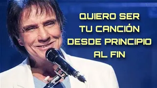 Quiero ser tu canción desde principio al fin | Roberto Carlos — Cama y Mesa | Letra 🎵